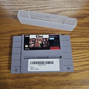Clue cartridge for SNES